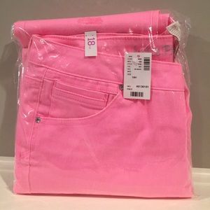 Girls Justice pink Jeggings. Size 18 1/2.